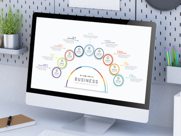 Nine steps infographic