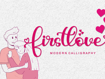 Firstlove - Modern Calligraphy Font