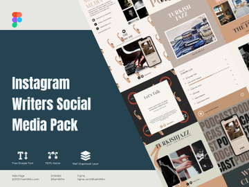 Writers Social Media Pack