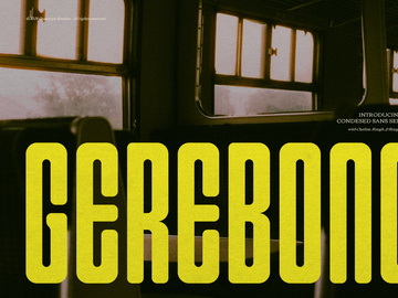 Gerebong | Condensed Sans Serif