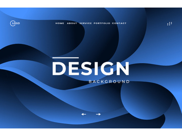 Dynamic Blue Abstract Background