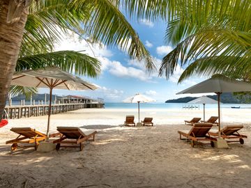 Tropical beach paradise