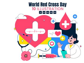 10 World Red Cross Day Illustration