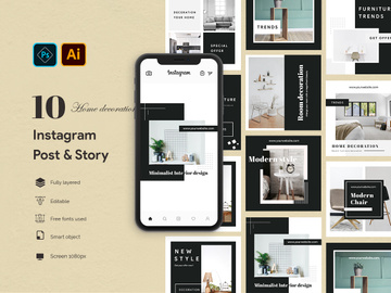 10 Instagram Post - Home Decoration