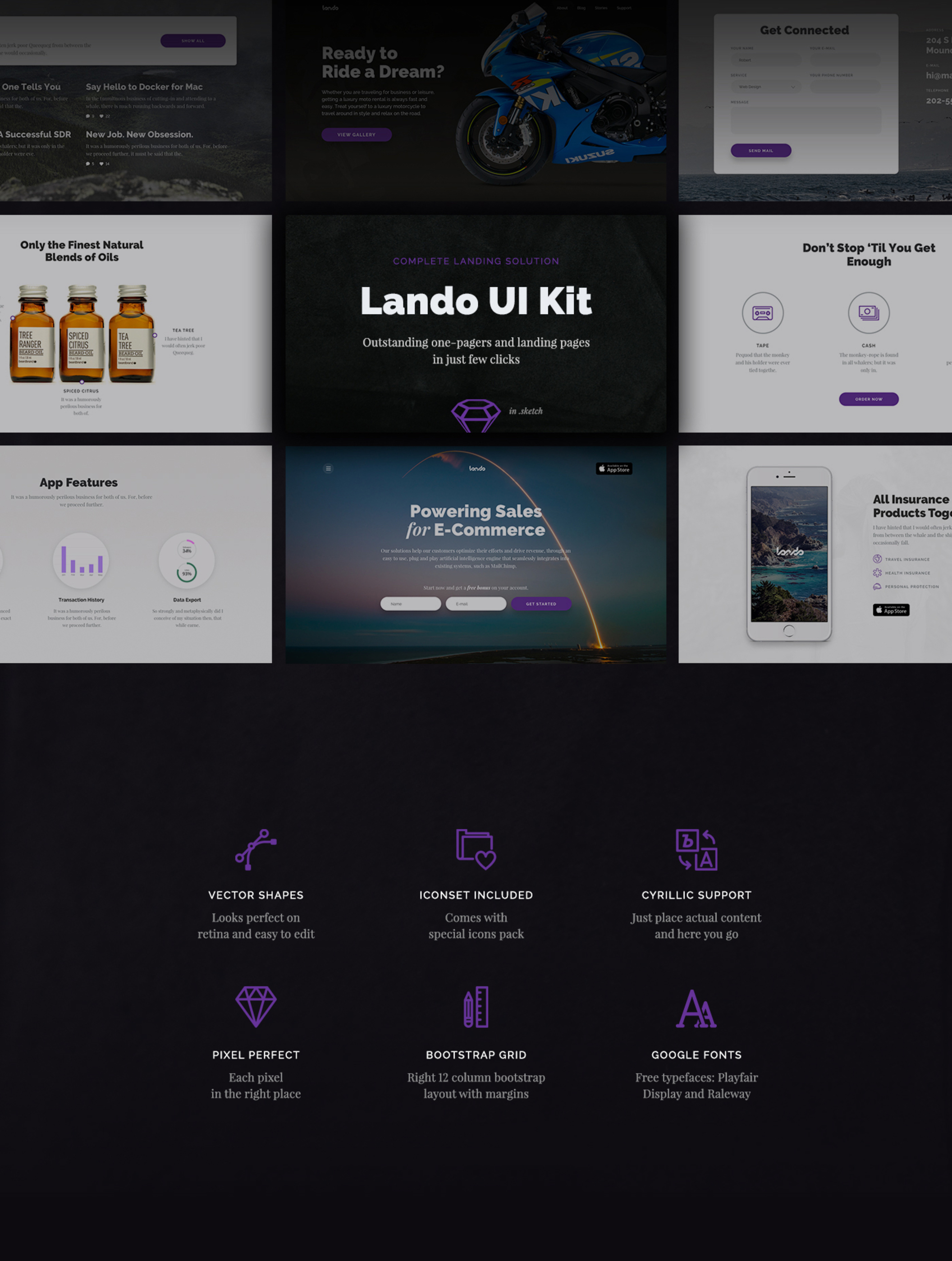 Lando UI Kit [Sketch]