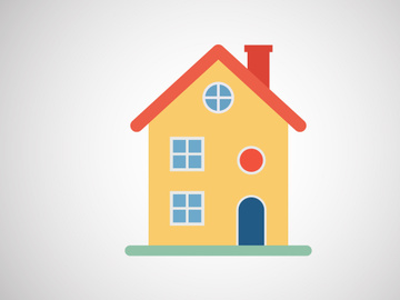 House or home design template vector illustration