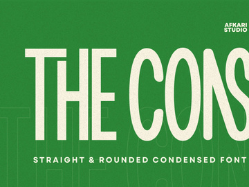 The Cons - Condensed Sans Serif Display Font