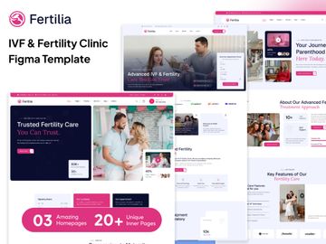 Fertilia - IVF & Fertility Clinic Figma Template