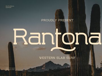 Rantona | Western Slab Serif