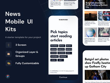 News Mobile UI KIT