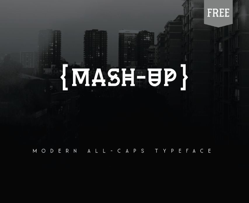 混搭的免费字体(Mash-Up FREE FONT)插图