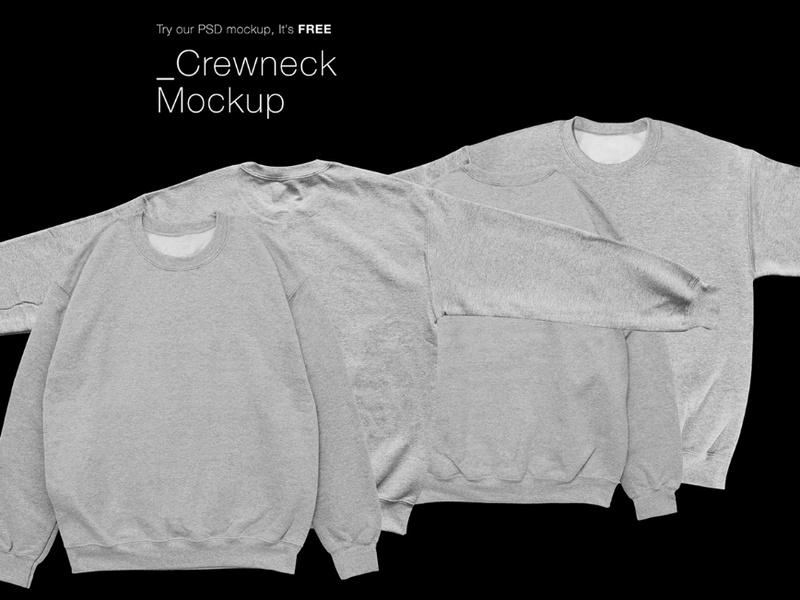 Crew neck sweatshirt mockup free new arrivals