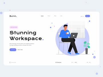3D Web Landing Page