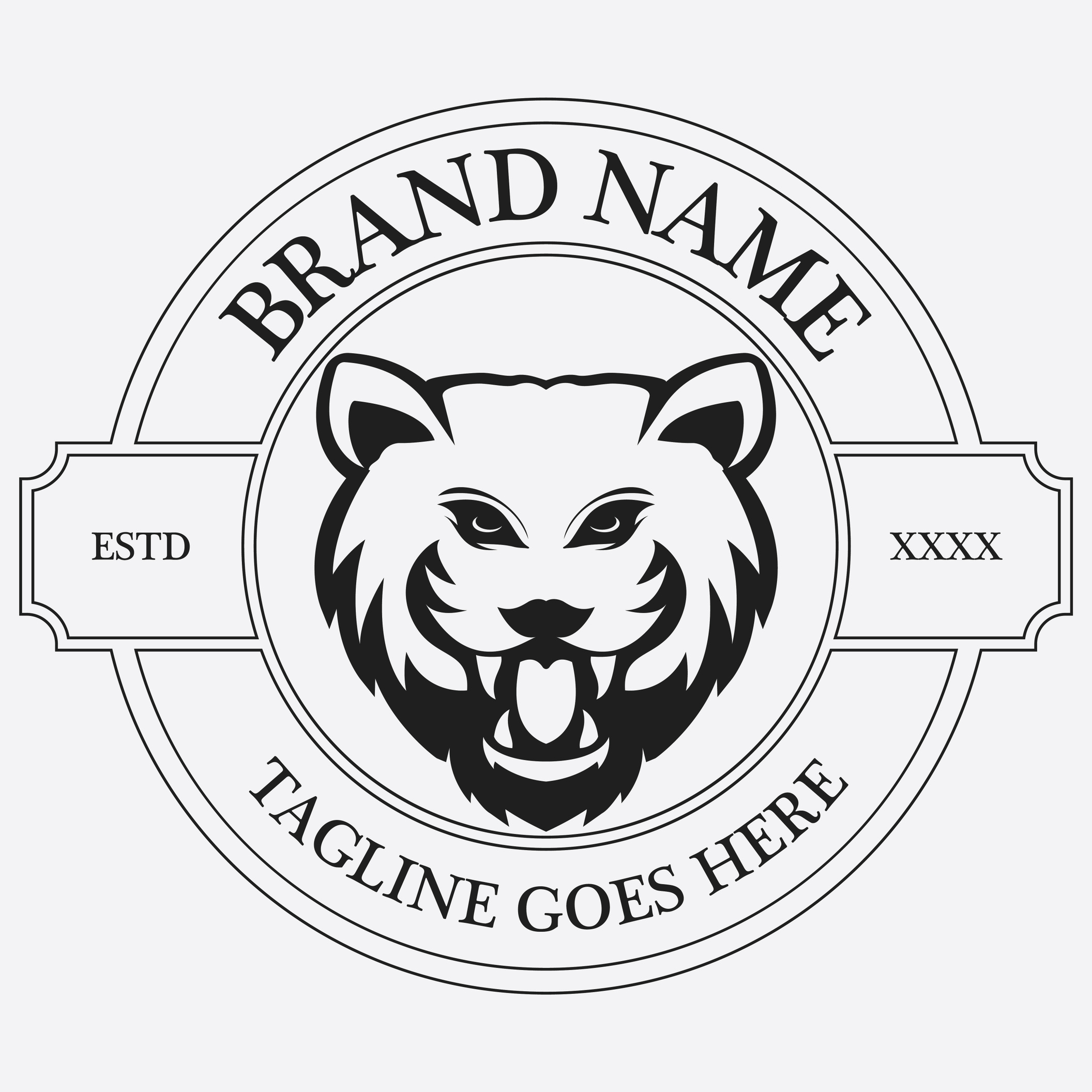 Tiger logo vintage