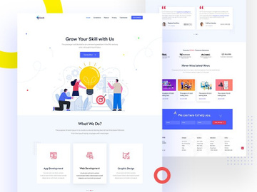 Sass Digital Agency Landing Page