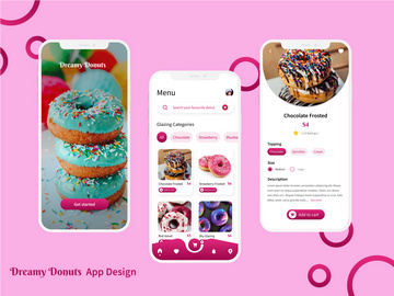 Donut App Design