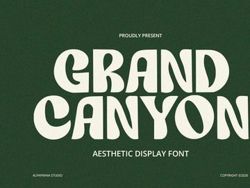 Grand Canyon - Display Font