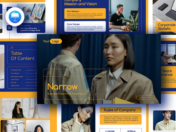 Narrow Keynote Business Presentation
