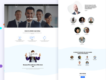About Us Page UI KIT