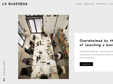 Multipage landing page Branding