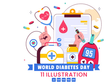 11 World Diabetes Day Illustration