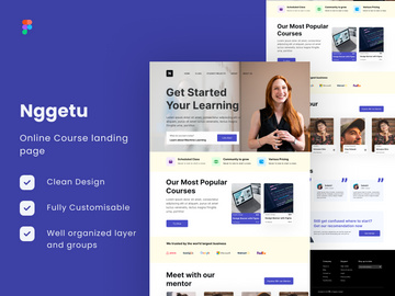 Online Course Landing Page - Nggetu