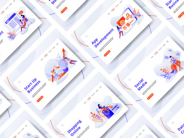 Digital Marketing vol 2 sets Illustration