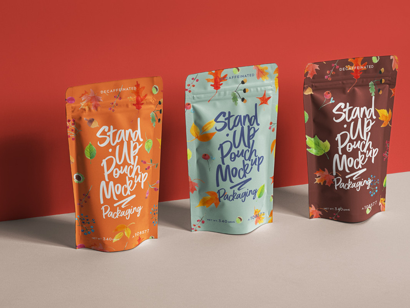 Download Psd Stand-Up Pouch Packaging Mockup 2 by Pixeden ~ EpicPxls