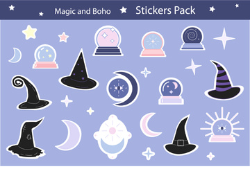 Magic Stickers Vector Pack