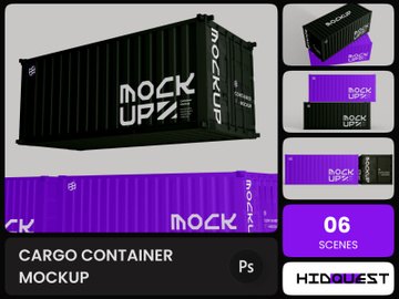 Cargo Container Mockup