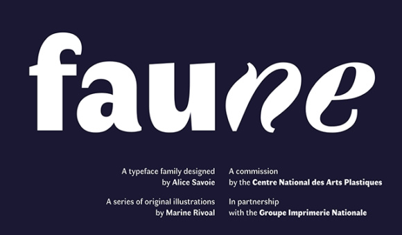 Faune - 灵感来自动物世界的免费字体(Faune – A free font inspired to the animal world)插图1