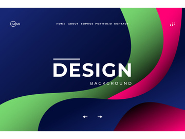 Abstract Background Wave Modern