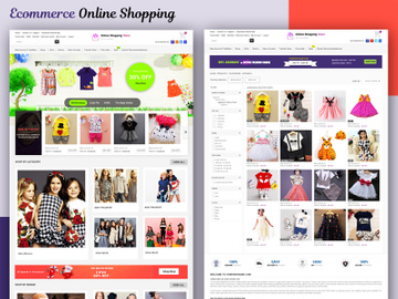 Ecommerce Online Shopping Website Template