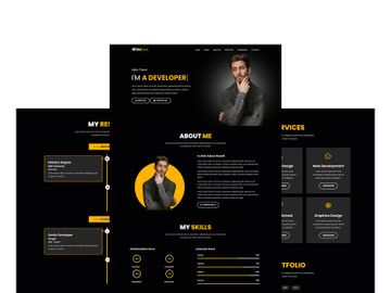 Personal Portfolio Landing Page Template