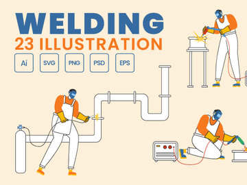 23 Welding Service Illustration