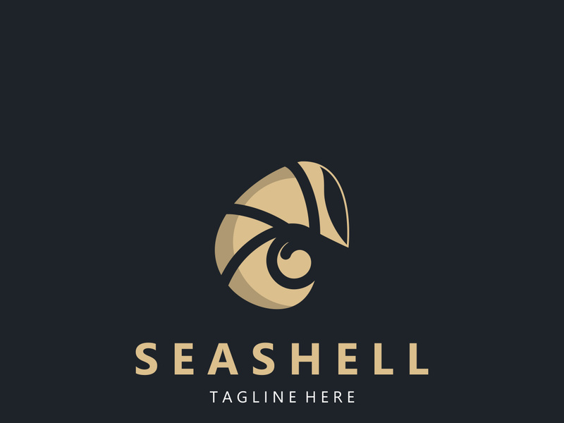 Seashell Logo. Ocean Animals premium quality graphic ~ EpicPxls