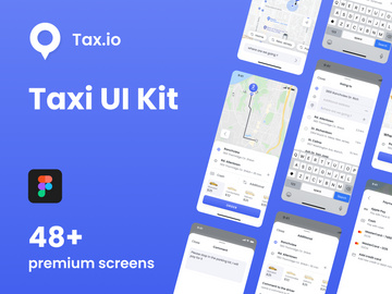 Tax.io - Taxi ui kit