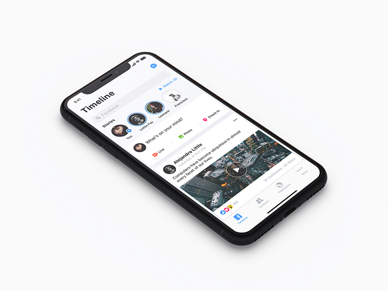 iPhone X免费模拟图(iPhone X free mockup)插图