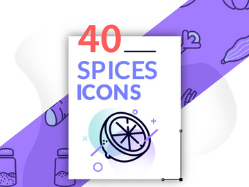 Free 40 Spices Icon Pack