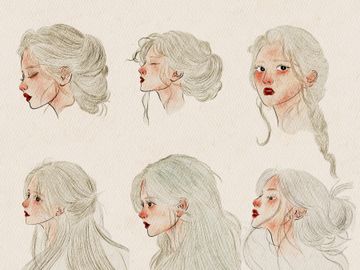 Elegant Line Art Portrait Collection – 10 Artwork Bundle (EPS + JPEG)