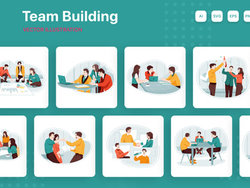 M228_Team Building Illustrations