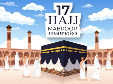 17 Hajj or Umrah Mabroor Illustration
