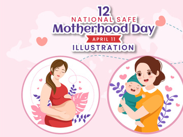 12 National Safe Motherhood Day Illustration