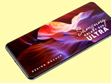 Samsung Galaxy S20 Ultra Device Mockup