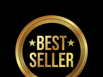 10 Best Seller icon design, Best Seller badge logo design template vector illustration