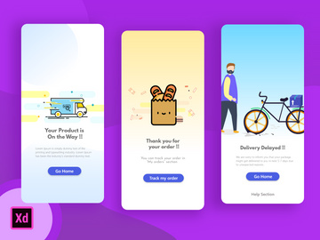 Empty state Collection Vol. 1 ( ES4 - Delivery status pack )