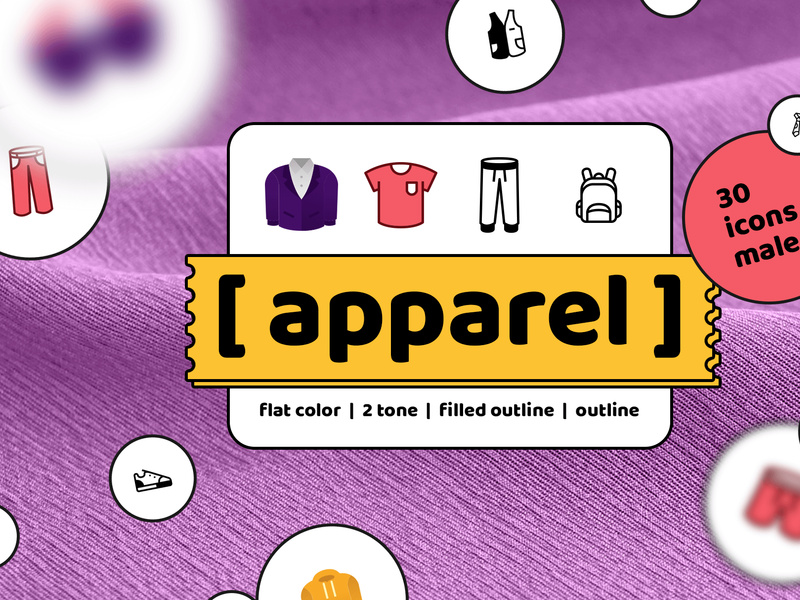 Apparel Male Icon For Any Purpose by Appiqastudio ~ EpicPxls