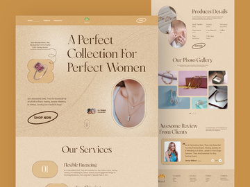 Jewelry Website Design