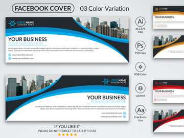 Modern Facebook Cover Design Template