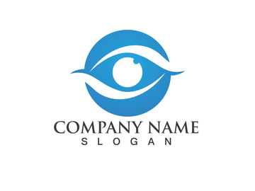 Eye Care vector logo design